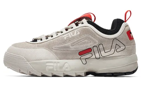 FILA FUSION Disruptor 2 Disruptor 2 Textile, Synthetic Leather Low top Chunky Sneakers Women's White Silver