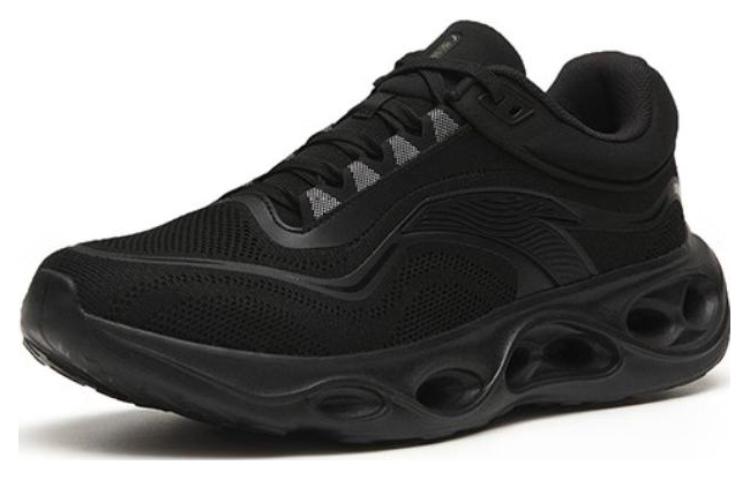 Anta Slip Resistant, Abrasion Resistant, Breathable Low top Training Shoes Black