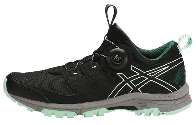 ASICS GEL FujiTrabuco 7 Trail Running Shoes Women's Low Top Black/White