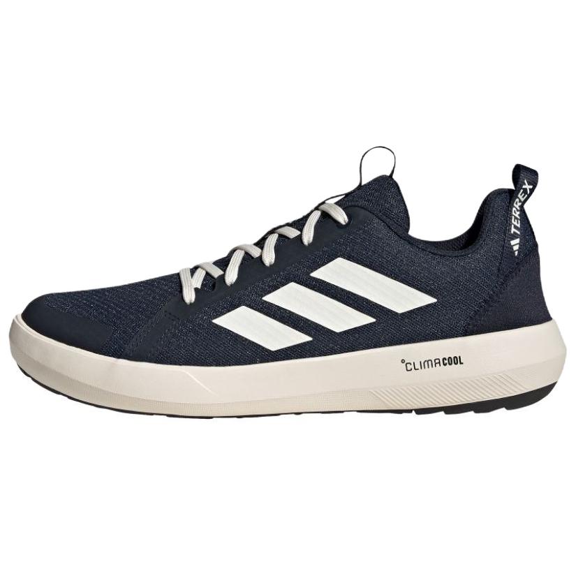 Adidas Terrex Boat Slip Resistant Breathable Grip Low top Hiking Shoes Unisex Dark Blue