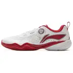 Li Ning Slip Resistant, Abrasion Resistant, Breathable Casual Scenario Low top Table Tennis Shoes Unisex White Red