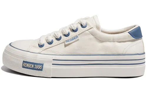 RENBEN Low top Canvas Shoes Women's Beige