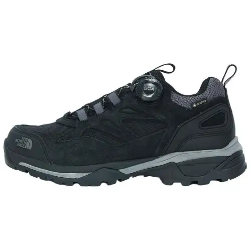 THE NORTH FACE Slip Resistant Abrasion Resistant Low top Mountaineering Shoes Men's Black