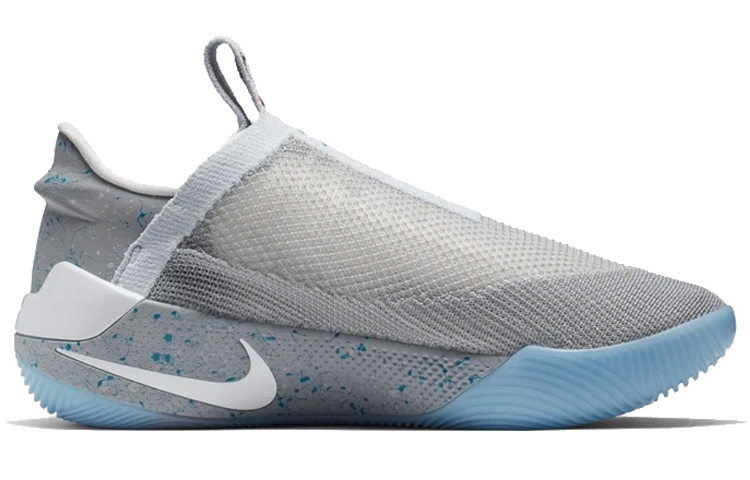 Мужские кроссовки Nike Adapt BB Mag (серые) — фото 2