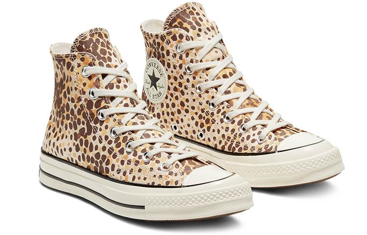 Кеды Converse 1970s Animal Print Chuck (леопардовые) — 豹纹/白 — фото 3