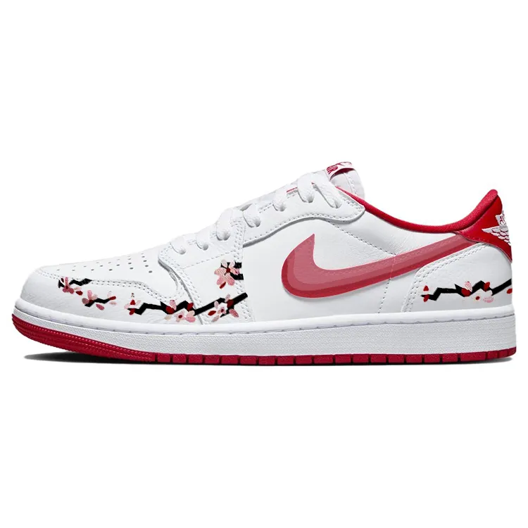 Jordan Air Jordan 1 Vintage Basketball Shoes Unisex Low Top Pink/White