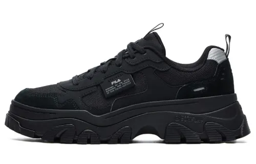 FILA Hike Low Chunky Sneakers Gs Black Women's