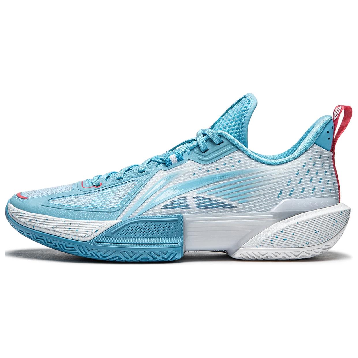 Li Ning Light Speed 2 Cushioning Slip Resistant Abrasion Resistant Breathable Low top Basketball Shoes Men’s Blue White