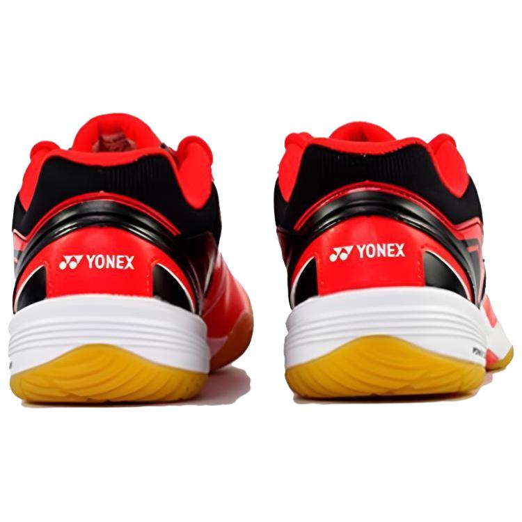 YONEX Comfortable Cushioning Slip Resistant Low top Badminton Shoes Unisex Red