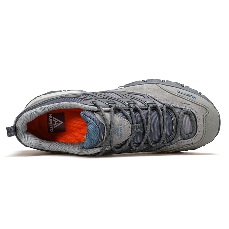 HUMTTO Cushioning Slip Resistant Balance Low top Mountaineering Shoes Men’s Dark Gray