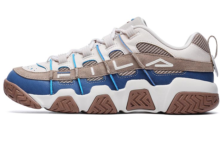 FILA FUSION BUSTER Puffy Shoes Vintage Basketball Shoes Men's Khaki