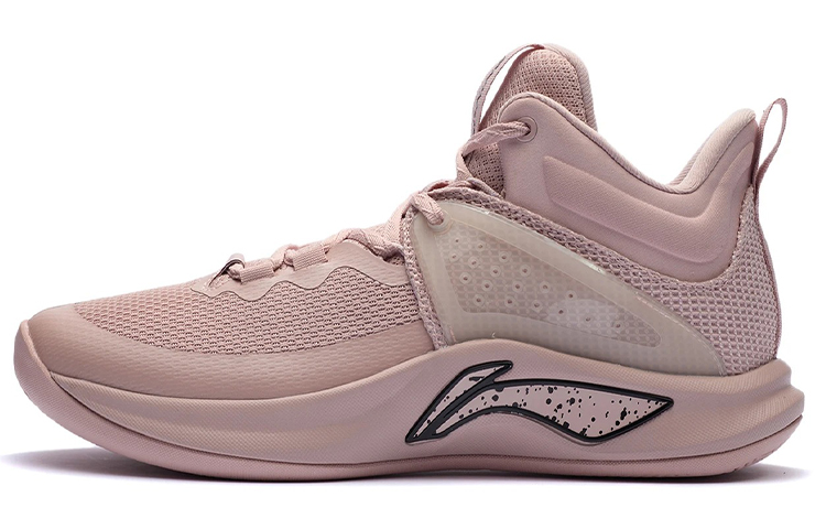 Li Ning Flashing Textile, Synthetic Leather Cushioning Slip Resistant Abrasion Resistant Breathable Rebound