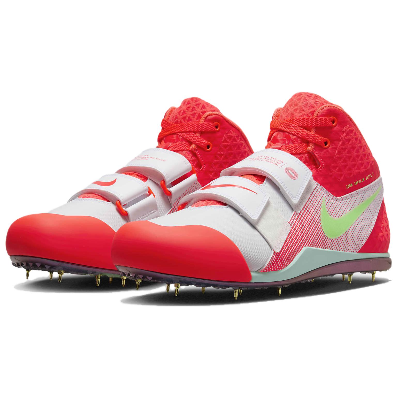 Nike Zoom Javelin Elite 3 White Hyper Orange Lime Blast Bright Crimson