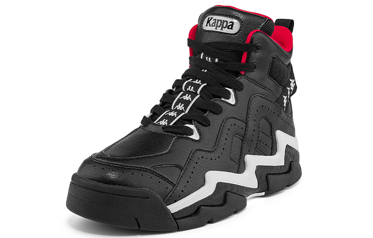 Kappa High top Vintage Basketball Shoes Unisex Black