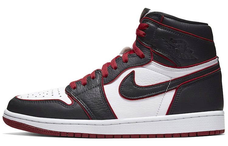 Jordan Air Jordan 1 Retro High Og Infrared Versatile High Top Retro Basketball Shoes Men and Women Same Style Black Red