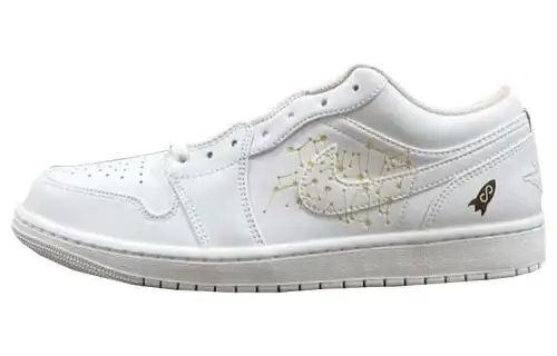 Jordan Air Jordan 1 Vintage Basketball Shoes Men's Low Top White Yellow