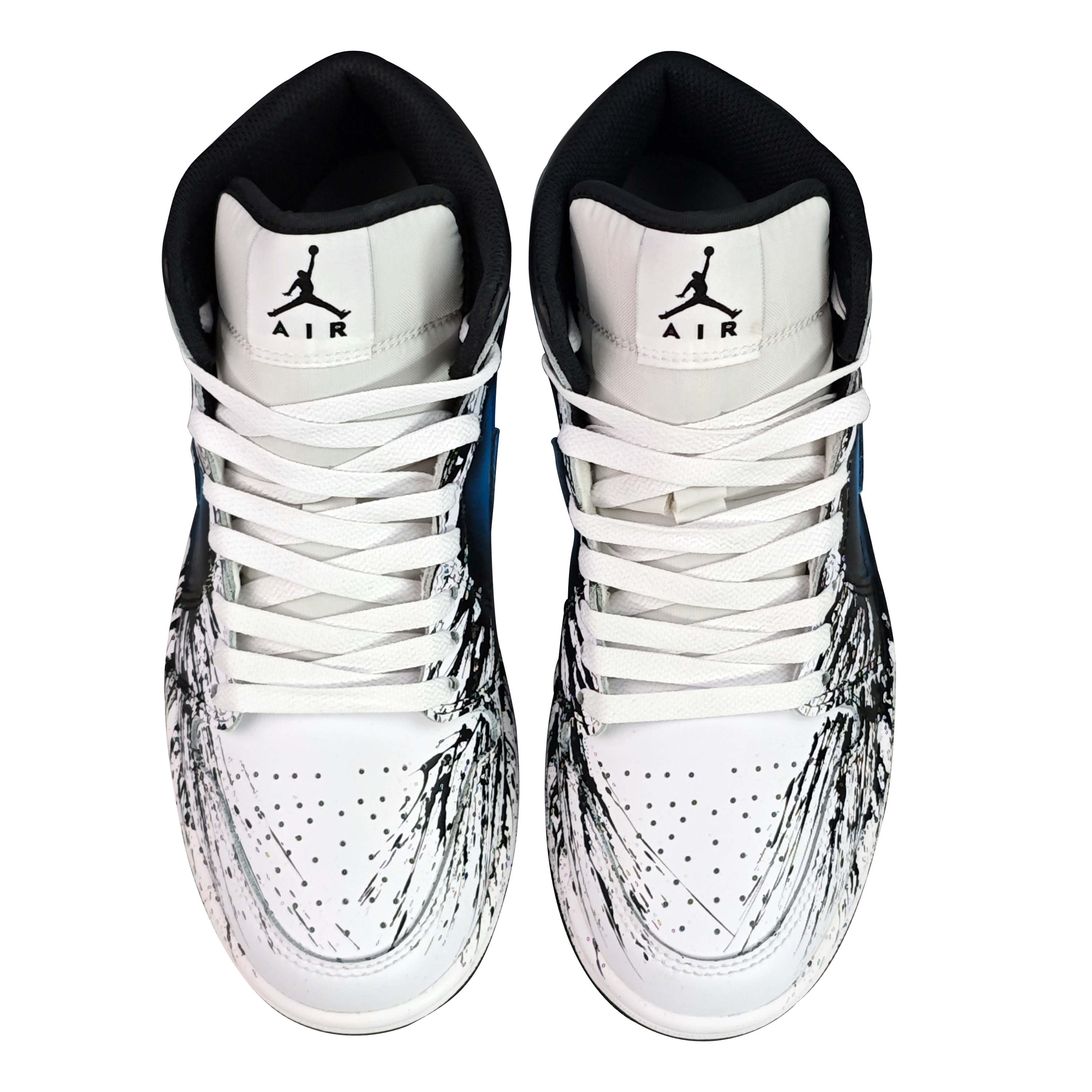 Jordan Air Jordan 1 Slip Resistant High top Vintage Basketball Shoes Men’s Blue White