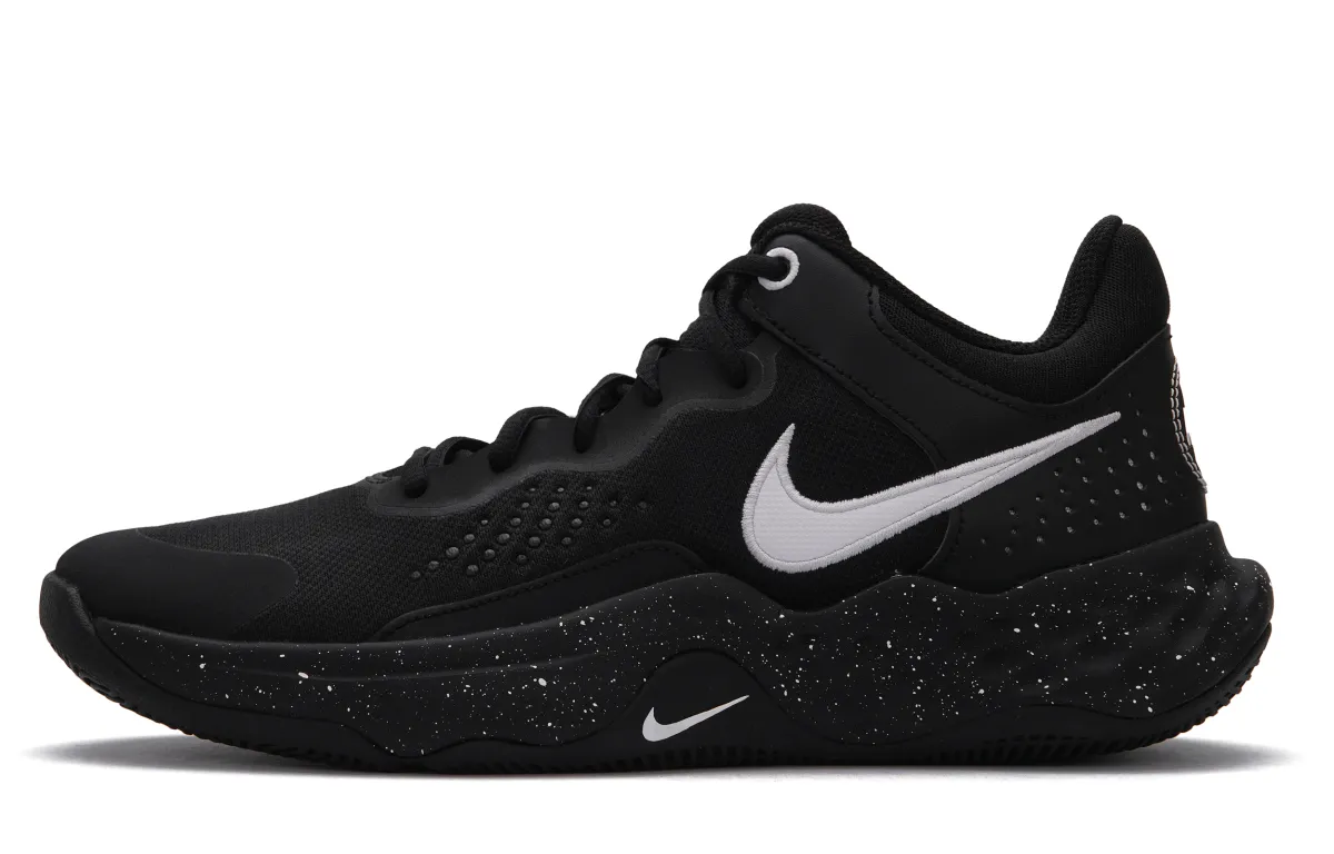 Nike Fly By Mid 3 Black Warrior Mid top Basketball Shoes Men's Black White