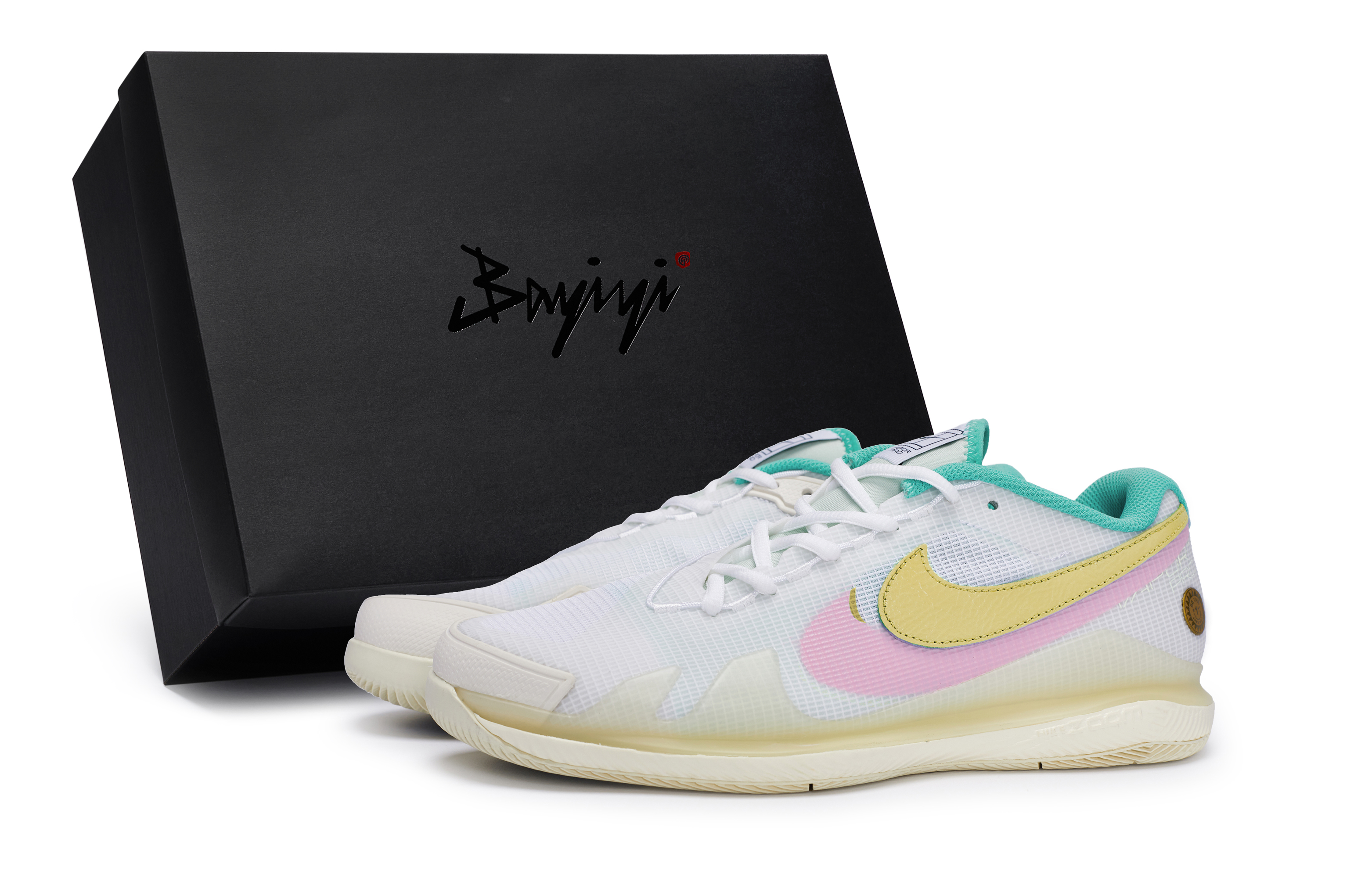 Nike Air Zoom Vapor Pro 811 Manufacturing, Cloud Clear Yellow, Special Shoe Box Minimalist Style