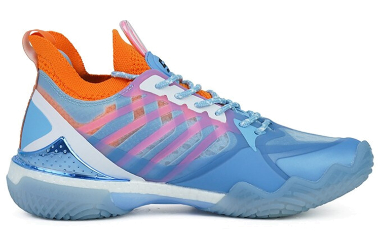 Li Ning Badminton Shoes Women’s Low Top Blue/Orange