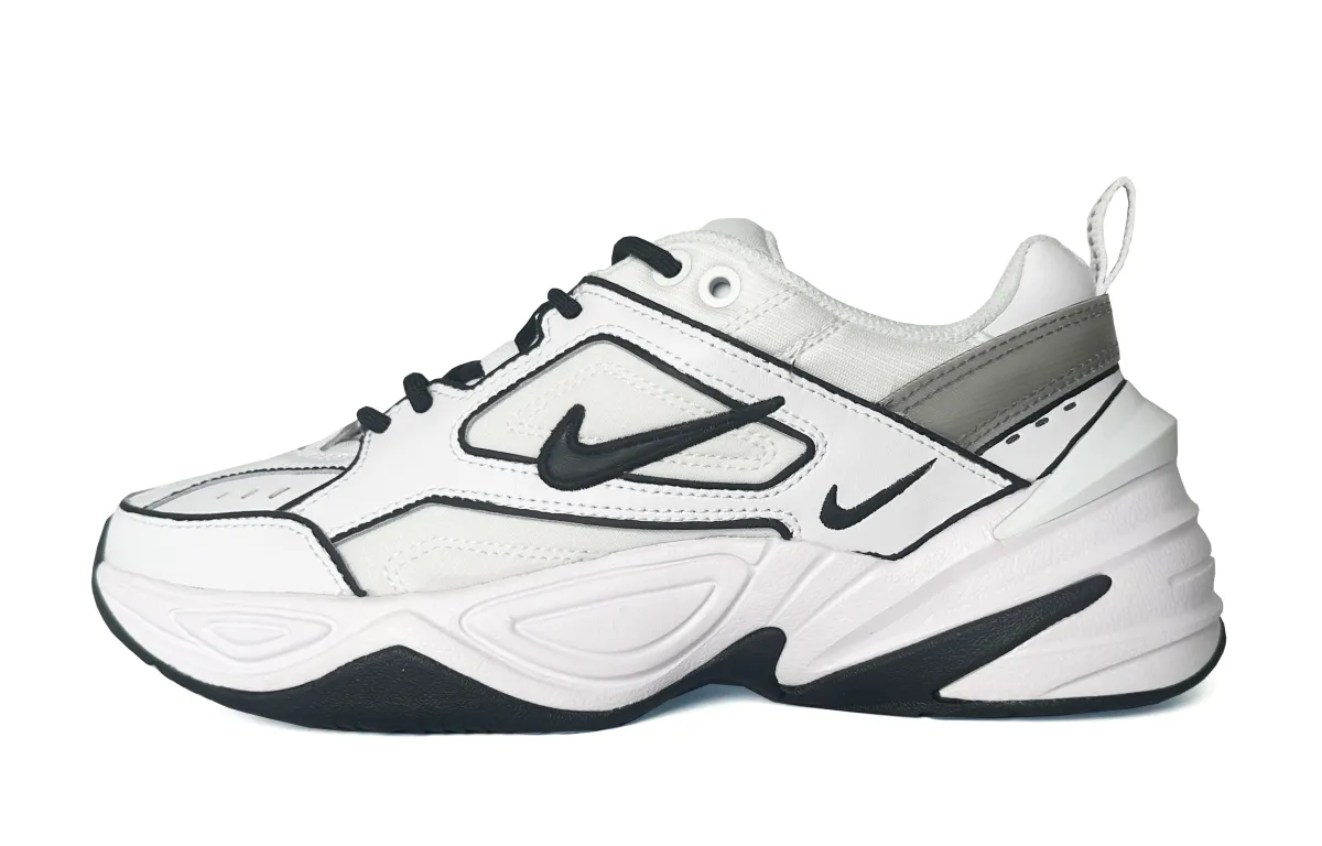 Nike M2K Black And White Stitching Slip Resistant Abrasion Resistant Slip Resistant Abrasion Resistant Low top
