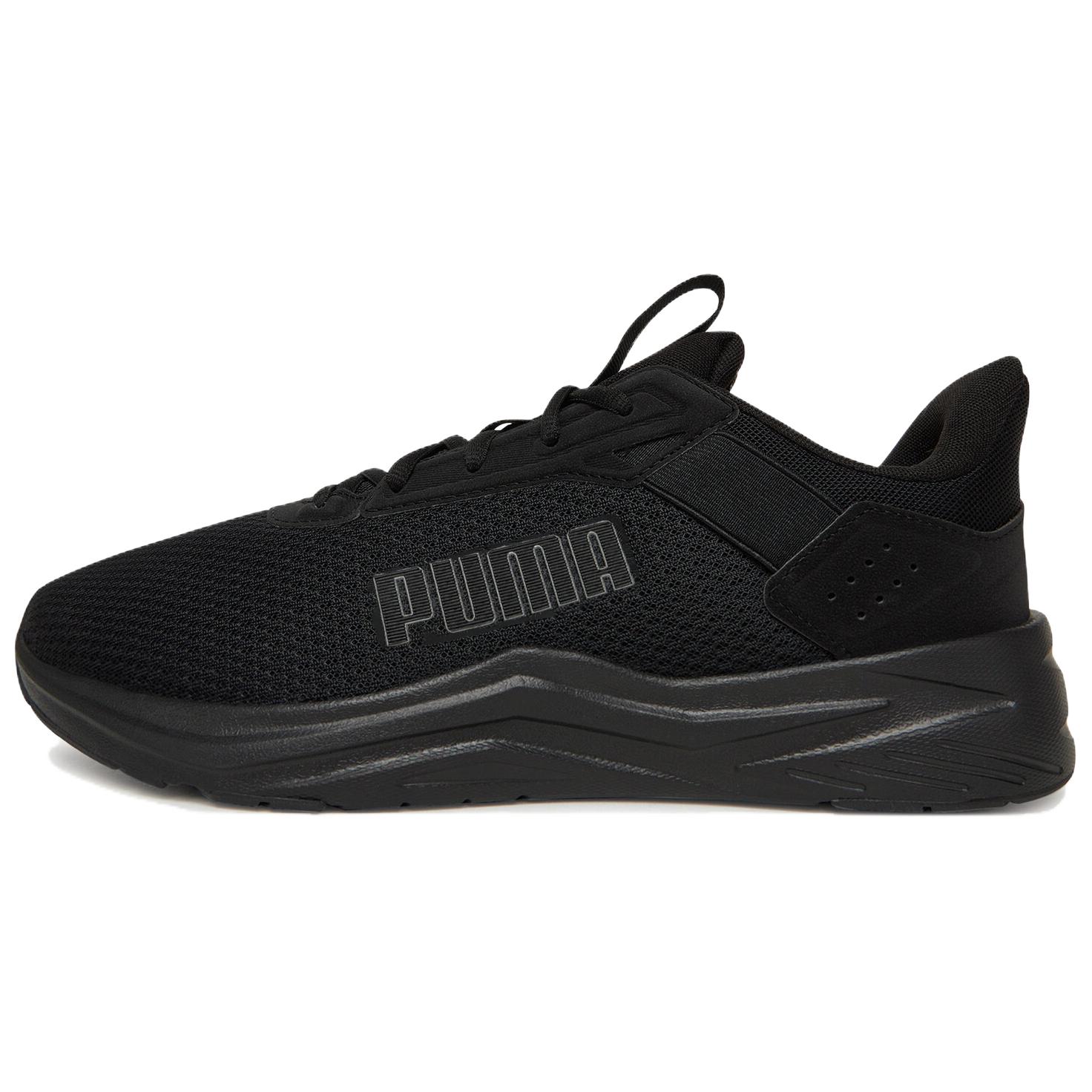 PUMA Abrasion Resistant Low top Training Shoes Unisex Black