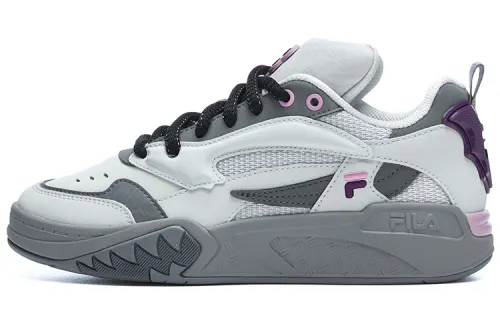 FILA FUSION Desperado Vintage Basketball Shoes 'White Grey Purple' Women's