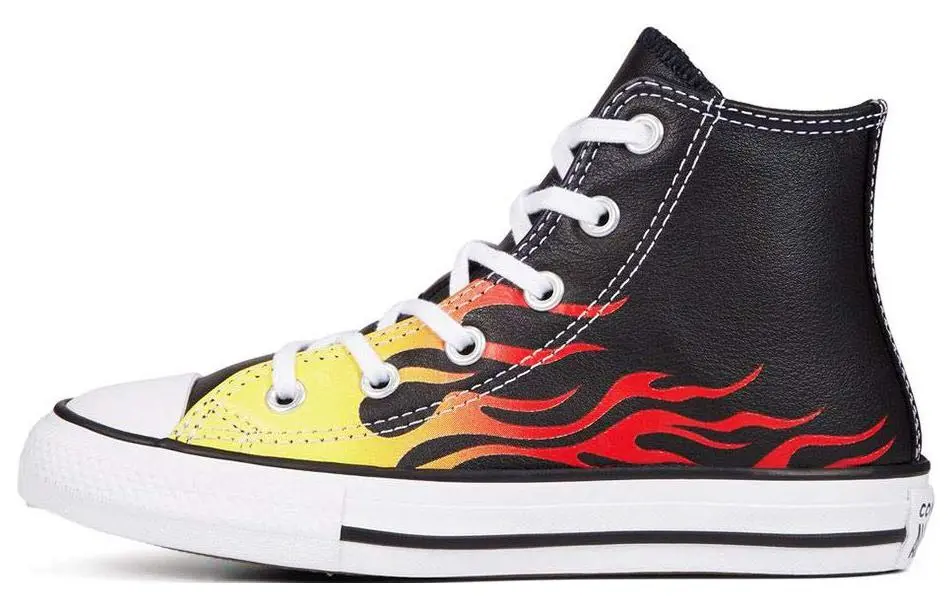 Converse Chuck Taylor All Star Flame Nero Mod 'Black Red'