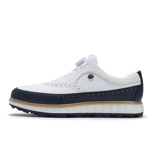 FILA Fila NOBLE GF Baroque versatile fashion personality simple trend shock-absorbing wear-resistant low-top training shoes men's Fila white celebration blue