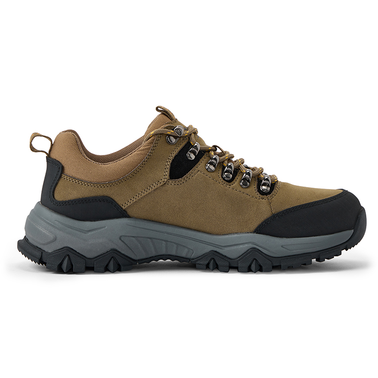 CAMEL Outdoor Casual Slip Resistant Abrasion Resistant Low top Hiking Shoes Men’s Brown