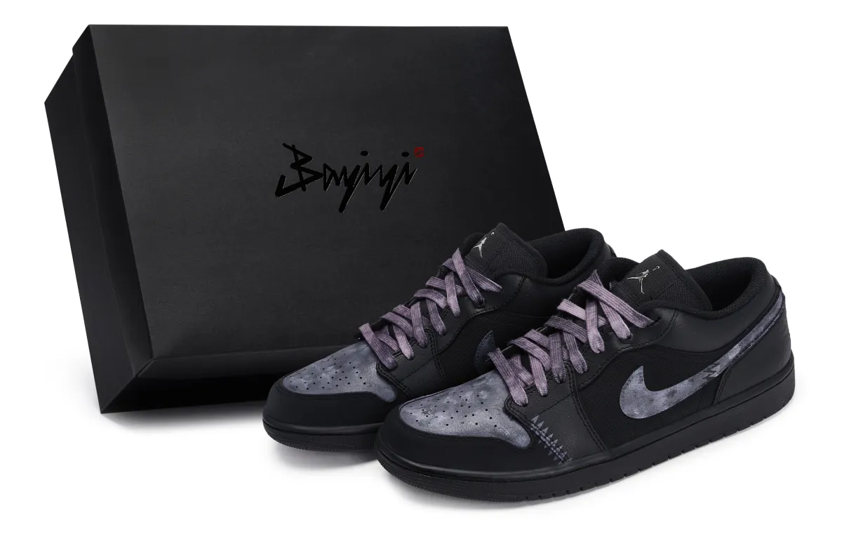 Jordan Air Jordan 1 811 Manufacturing, Ruined Immersion, Special Shoe Box Slip Resistant Abrasion Resistant