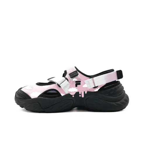 FILA FUSION Conch Pink Clouds Beach Sandals Women's Pink