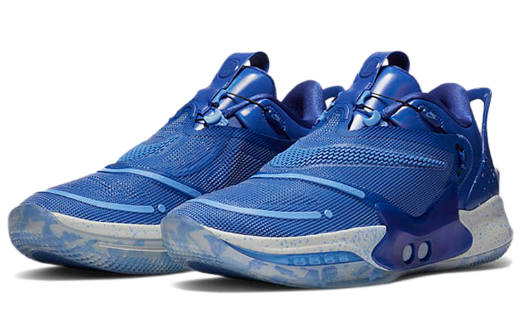 Мужские кроссовки Nike Adapt bb 2.0 (голубые) — фото 3