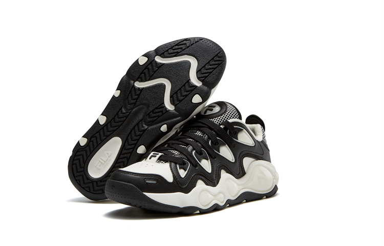 FILA FUSION Vertical X MitchellNess Shoes ‘Black White’ Women’s