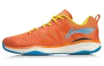 Li Ning Cushioning Support Low top Badminton Shoes Unisex Sun Orange