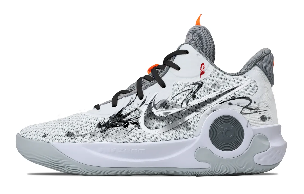 Nike KD Trey 5 IX Basketball Shoes Unisex Mid Top Black/White/Gray/Red