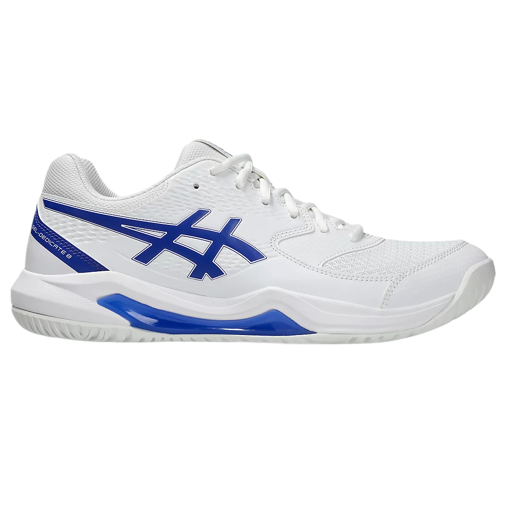 ASICS Gel Dedicate 8 Synthetic Leather Low top Tennis Shoes Men’s White