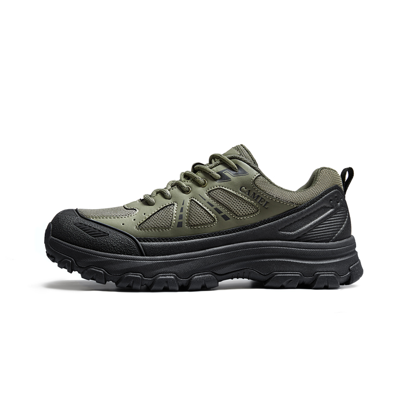 CAMEL Abrasion Resistant Breathable Slip Resistant Low top Hiking Shoes Men’s