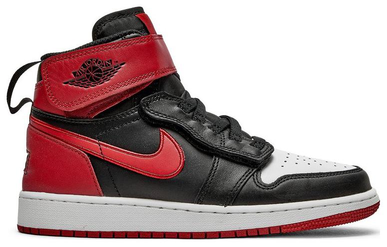 Jordan 1 High FlyEase Bred White Toe GS