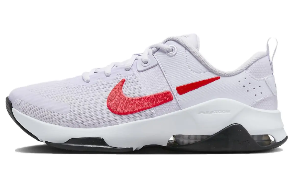Nike Zoom Bella 6 Cushioning, Wear Resistant Low top Training Shoes Women's White Red