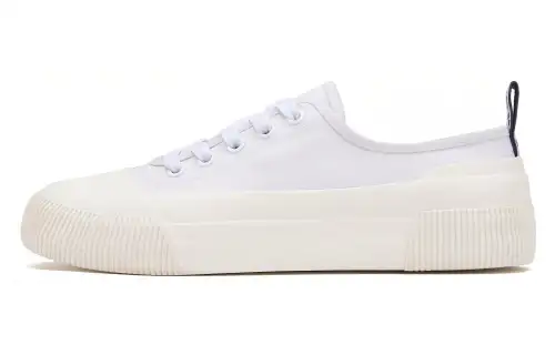 AIGLE Rubber Low W Slip Resistant, Abrasion Resistant, Breathable, Lightweight Low top Canvas Shoes Women's White