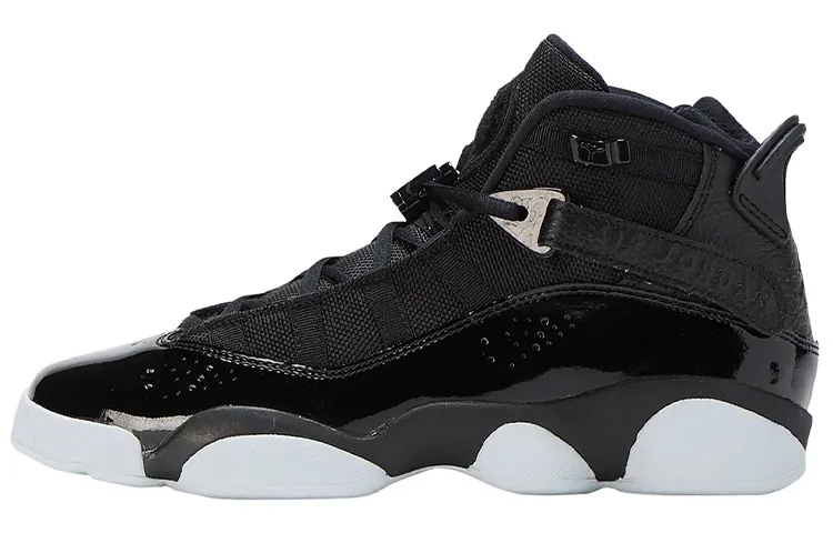 Air Jordan 6 Rings 'Black White' Gs