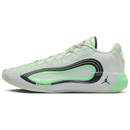 Jordan Luka 4 Slip Resistant Abrasion Resistant Low top Basketball Shoes Men's Green