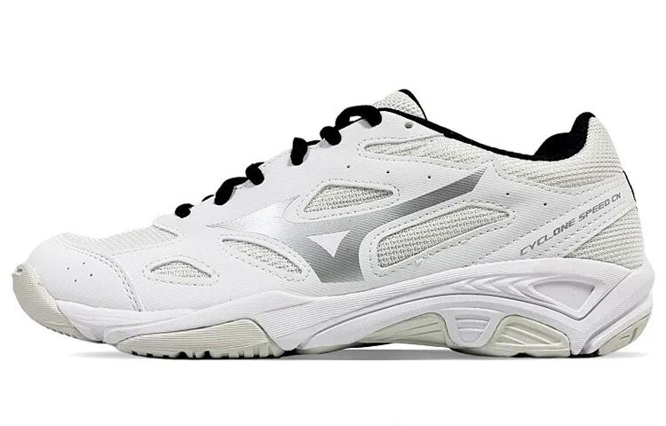 Mizuno Cyclone Speed 1 Textile, Leather Comfortable Slip Resistant, Abrasion Resistant, Breathable Low top