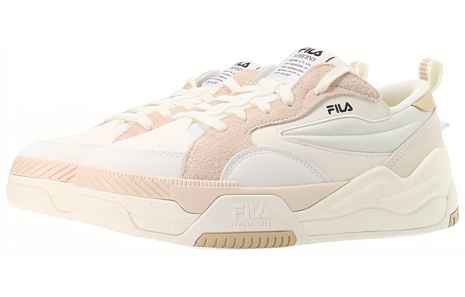 FILA CANESTRO Textile, Synthetic Leather, Leather Low top Vintage Basketball Shoes Women’s White