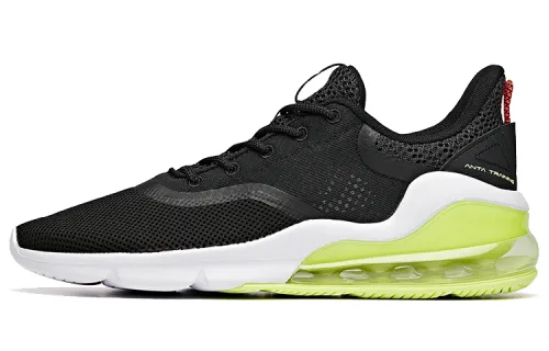 Anta Variety Training Collection Comfortable Low top Training Shoes Men's Black White Green