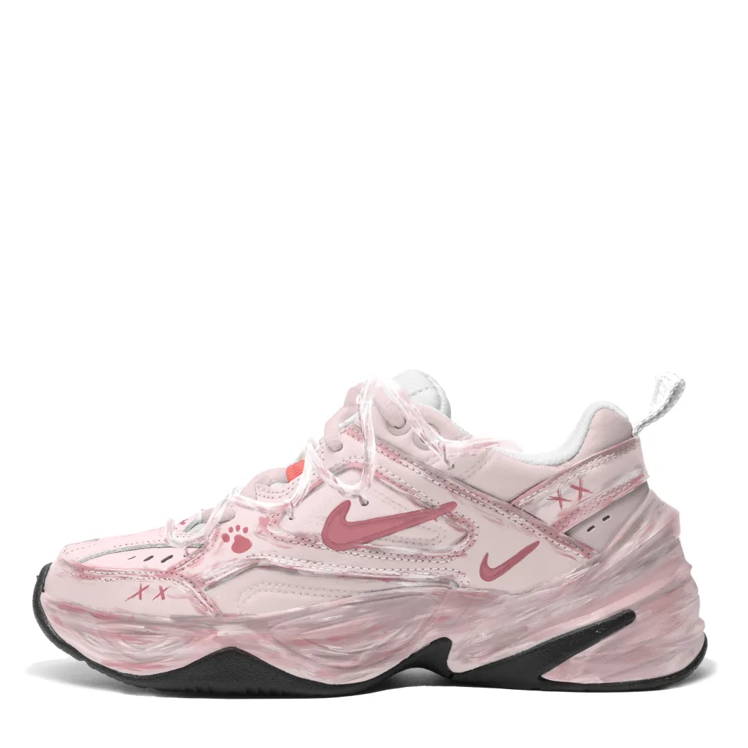 Nike M2K Tekno Monet Sunset Low top Chunky Sneakers Women's Pink
