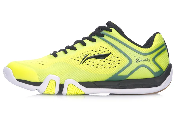 Li Ning Quick Start Badminton Shoes Unisex Low Top Yellow Black