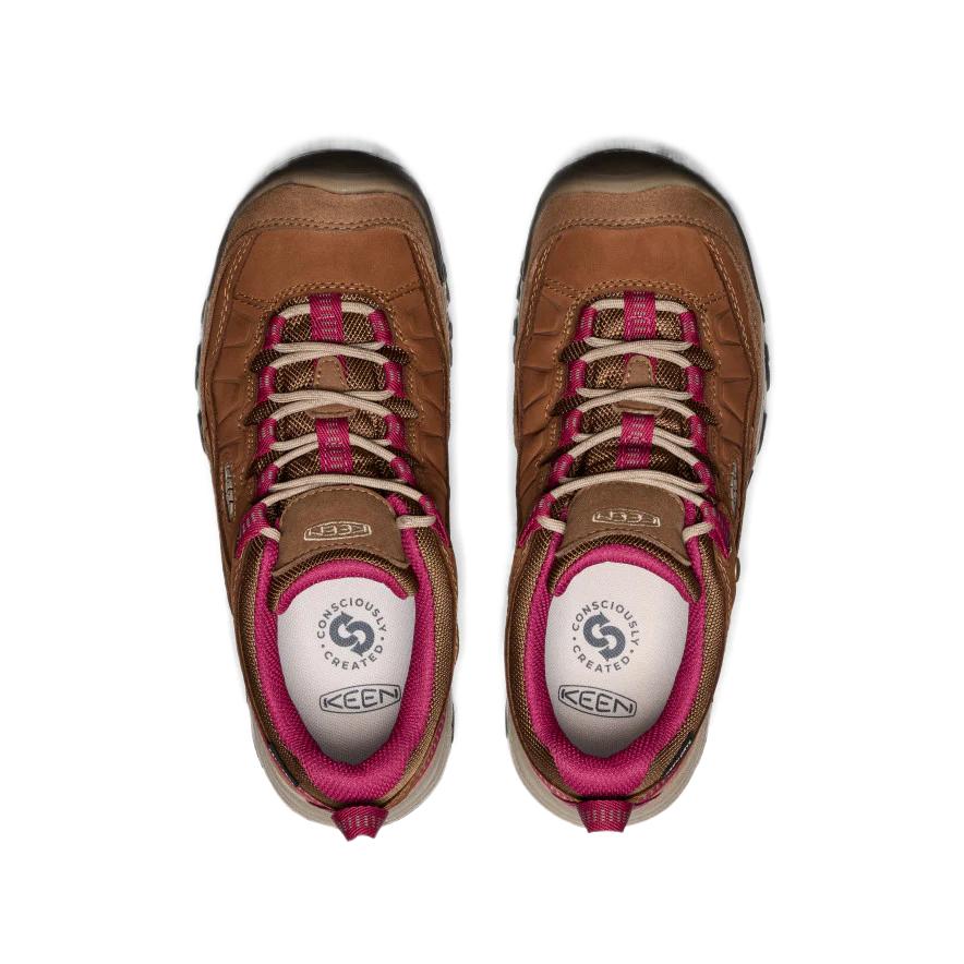 Keen Targhee 4 Slip Resistant Abrasion Resistant Low top Mountaineering Shoes Women’s Brown