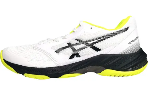 Asics Netburner Ballistic FF 3 Genuine Professional Volleyball Shoes Men's Cushioning Breathable Competition Sports Shoes Volleyball Shoes Low-top Training Shoes Men's White Gray